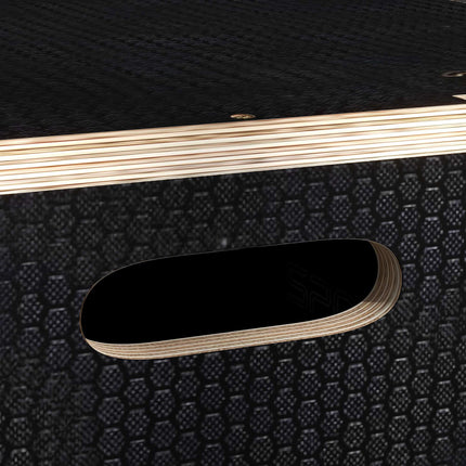 Plyo Box, 3 hauteurs, 40,5 x 35,5 x 30,5 cm, noir, capacité de 120 kg