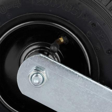 Roulette pivotante pneumatique, 3,00-4, capacité de charge élevée