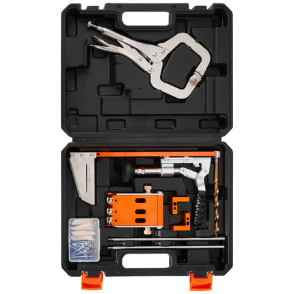 Pocket Hole Jig Kit, 1/2–1-1/2 In, Case and C-Clamp