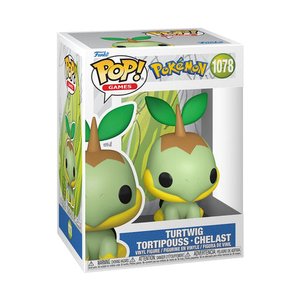 Figurine Funko Pop en vinyle Pokémon Tortipouss, jouet de collection