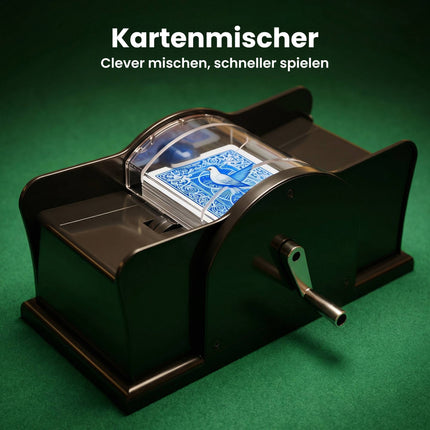 Coffret de poker pour 10 joueurs comprenant 500 jetons, 2 jeux de cartes, des dés et une mallette.