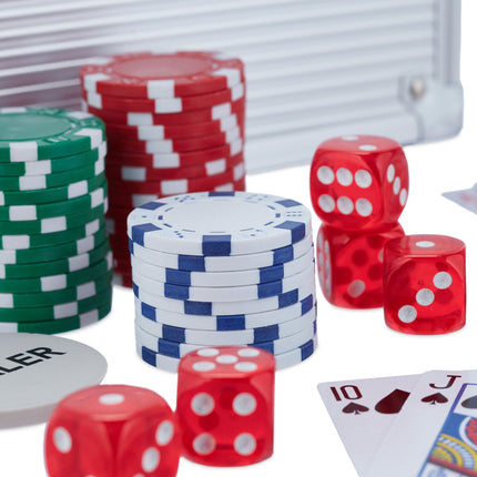 Pokerkoffer mit 100 Chips