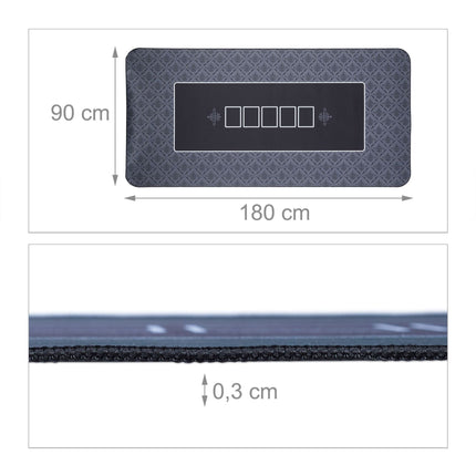 Tapis de poker 180x90
