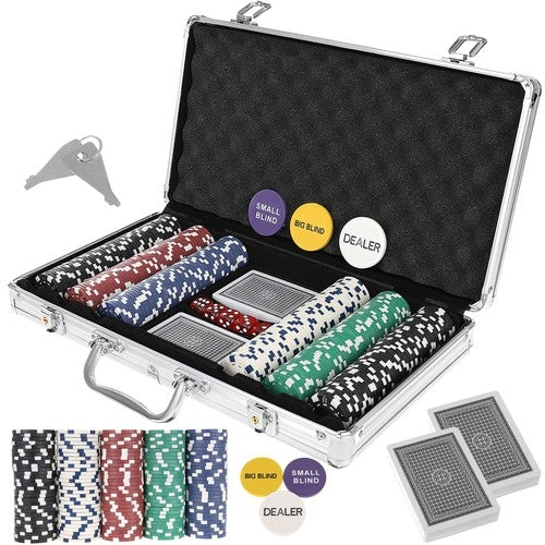 Poker - lot de 300 jetons dans une valise HQ