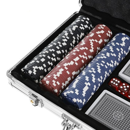 Poker - Set mit 300 Chips im HQ-Koffer 