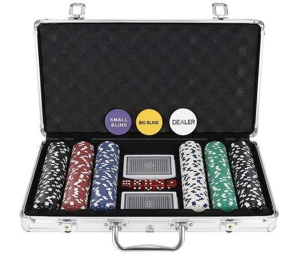 Poker - lot de 300 jetons dans une valise HQ