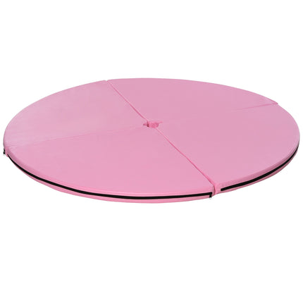 Tapis de pole dance, 5 cm d'épaisseur, 150 cm de diamètre, rose
