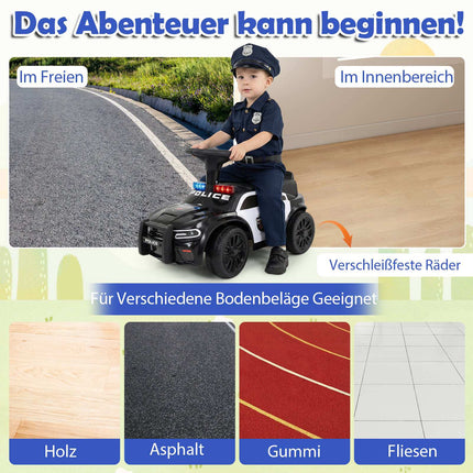 Voiture de police pour tout-petits avec lumières et sons