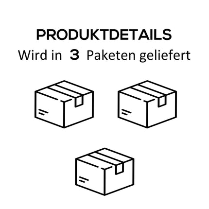 Schwarzes Polyrattan Gartenmöbel-Set 4-teilig - Metallrahmen