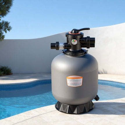 Pool Sand Filter System, 18-Inch, 40 GPM, 7-Way Valve