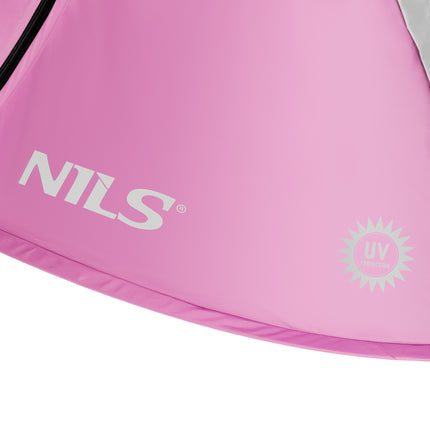 Pop-Up Strandzelt, Pink, UV-Schutz