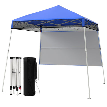 Tente pop-up 2 x 2 m, hauteur réglable, bleue