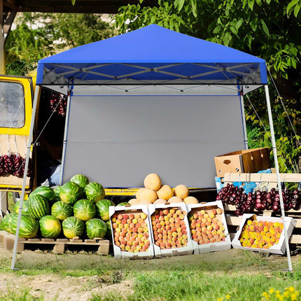 Tente pop-up 2 x 2 m, hauteur réglable, bleue