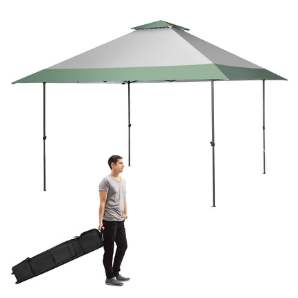 Pavillon-Zelt 4x4m, höhenverstellbar, Rolltasche