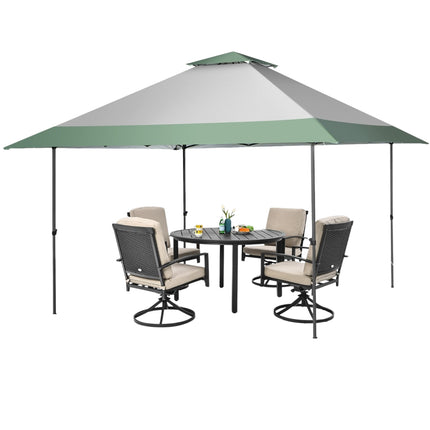 Pavillon-Zelt 4x4m, höhenverstellbar, Rolltasche