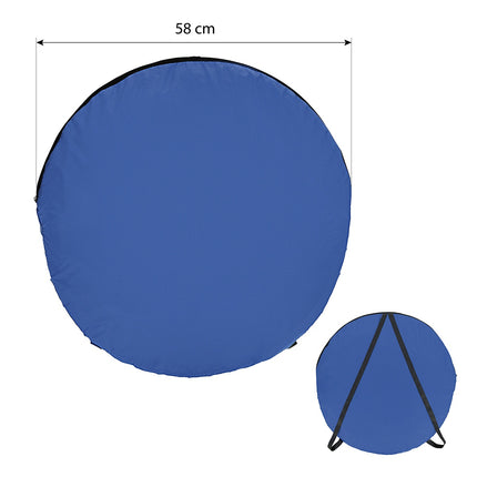Pop-Up Umkleidezelt, Blau, tragbarer Sichtschutz
