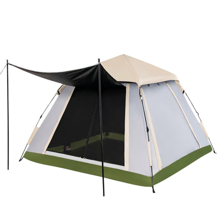 Tente pliante pour 2 à 4 personnes, imperméable, avec moustiquaire.