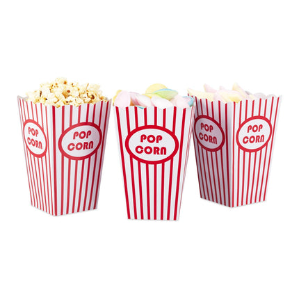 Lot de 60 sachets à popcorn réutilisables style cinéma