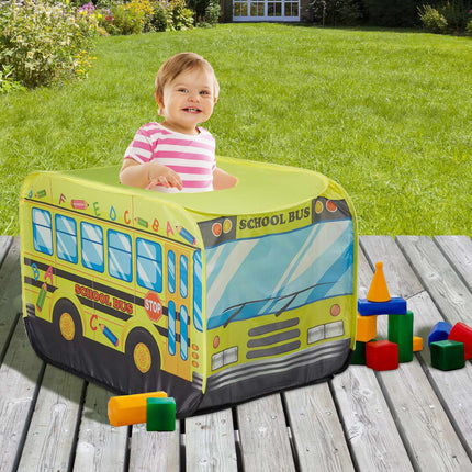 Pop-up-Spielzelt Schulbus