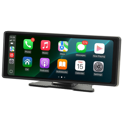 Portable 10-Inch CarPlay Screen – Wireless, GPS, Bluetooth