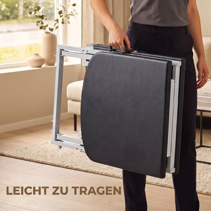 Table de massage portable à 3 sections, réglable avec appui-tête