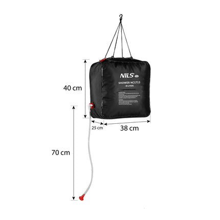 Tragbare 40-Liter-Campingdusche