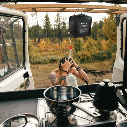 Tragbare 40-Liter-Campingdusche