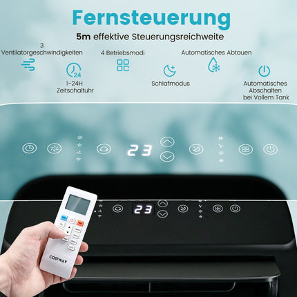 Tragbare 4-in-1-Klimaanlage, 12000 BTU, WiFi-Steuerung