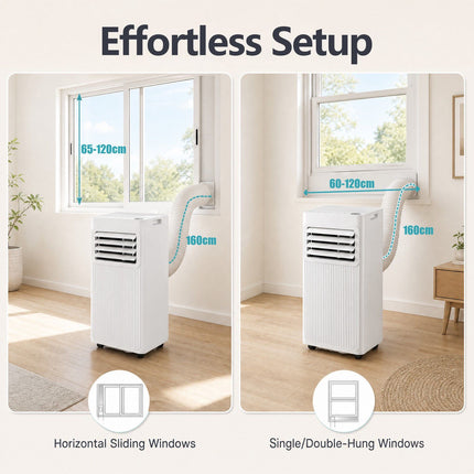 Portable 9000 BTU Air Conditioner, 3-in-1, 42 m² Coverage