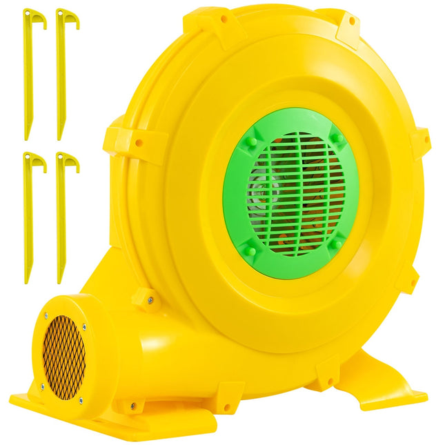 Souffleur d'air portable 850 W avec poignée et ancrages au sol