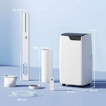 Climatiseur portable 12 000 BTU, Wi-Fi, mode 4 en 1