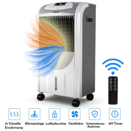 Climatiseur et chauffage portables, réservoir de 7 L, ventilateur à 3 vitesses