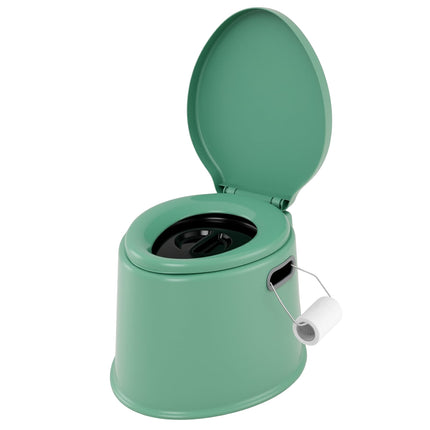 Tragbare Campingtoilette mit herausnehmbarem Eimer, 200 kg Tragkraft