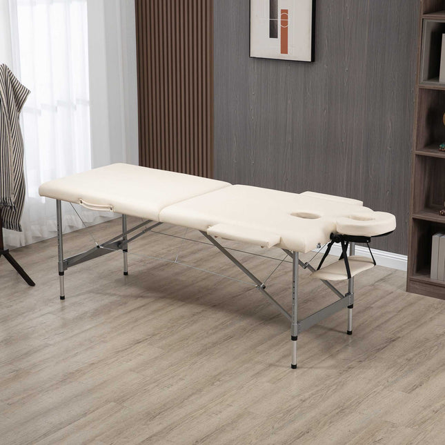 Table de massage pliante portable avec appui-tête, 186 x 71 x 83 cm