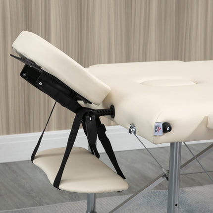 Table de massage pliante portable avec appui-tête, 186 x 71 x 83 cm