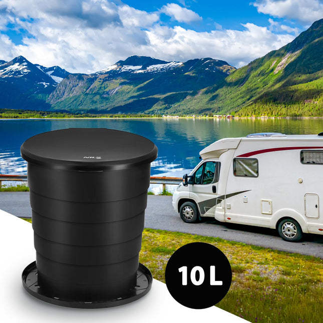 Toilettes de voyage portables et pliables, design compact