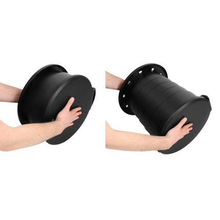 Tragbare faltbare Reise-Toilette, kompaktes Design