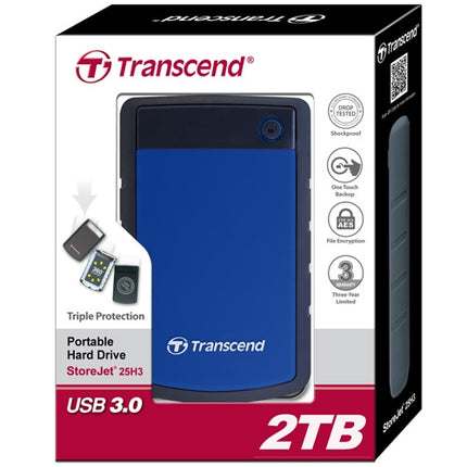 Tragbare Festplatte StoreJet 2,5" 2TB USB 3.1 Gen 1 Blau