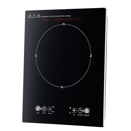 Portable Induction Cooktop 2200W, 11 Temp, 3H Timer, Child Lock