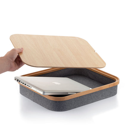 Tragbarer Laptop-Schreibtisch mit großer Ablagefläche InnovaGoods