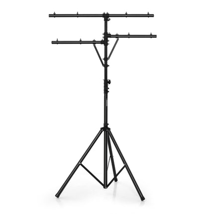 Pied d'éclairage portable, hauteur réglable, peut contenir 8 lampes