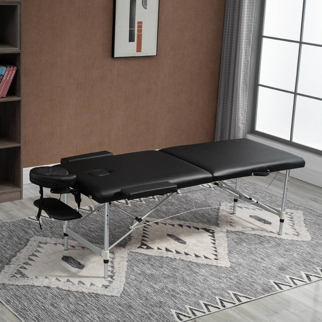 Table de massage portable avec sac de transport, hauteur réglable