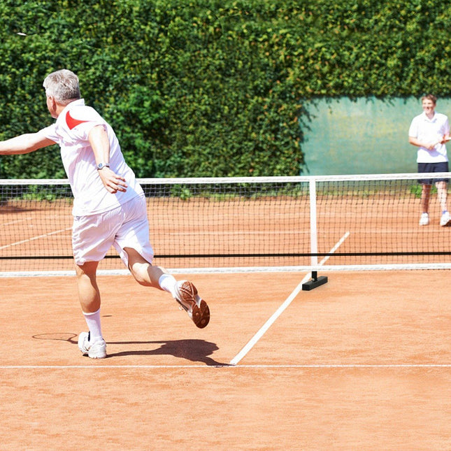 Tragbares Pickleball-Netz mit Metallrohren, starkes Polyesternetz und Tragetasche aus Oxford-Stoff, wetterfestes Sportnetz, 670 cm lang