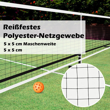 Filet de Pickleball Portable avec Tubes métalliques, filet en Polyester solide et sac de transport en tissu Oxford, filet de sport résistant aux intempéries, 670cm de Long