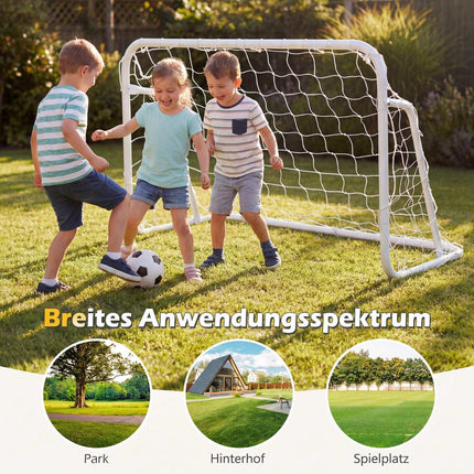 But de football portable avec filet résistant aux intempéries, 121 x 60 x 80 cm