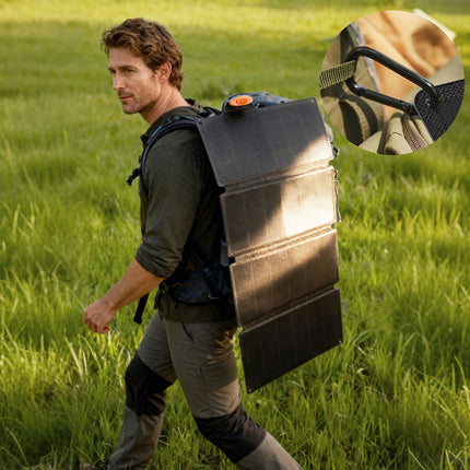 Panneau solaire portable, charge rapide 36 W, étanche, pliable