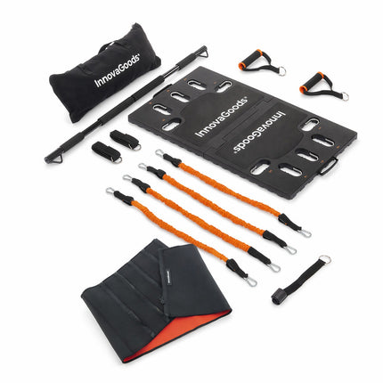 Portable Training System and Sauna Effect Belt InnovaGoods, 4 Resistance Bands