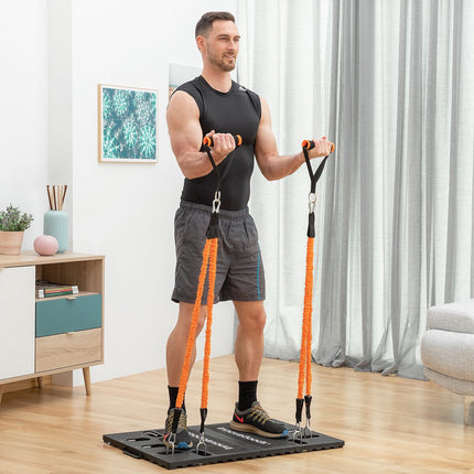 Portable Training System and Sauna Effect Belt InnovaGoods, 4 Resistance Bands