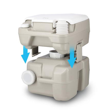 Toilettes de voyage portables, capacité de 20 L