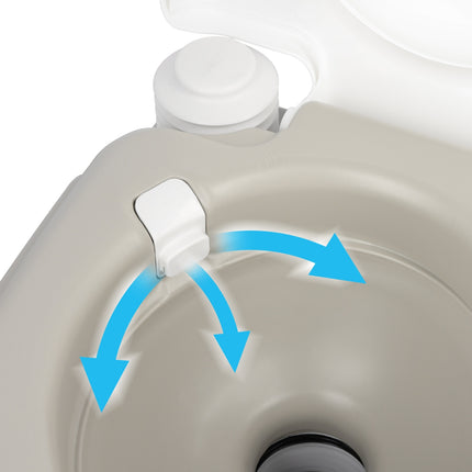 Toilettes de voyage portables, capacité de 20 L